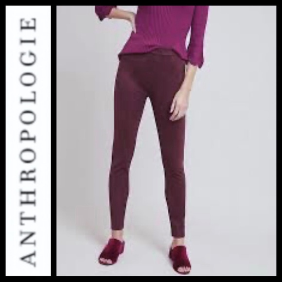 NWOT⭐️HP⭐️Anthro Sanctuary Hi-Rise Faux Suede Legging - Picture 3 of 11